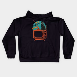 The Hidden Charm of Cat Mid Century Modern Kids Hoodie